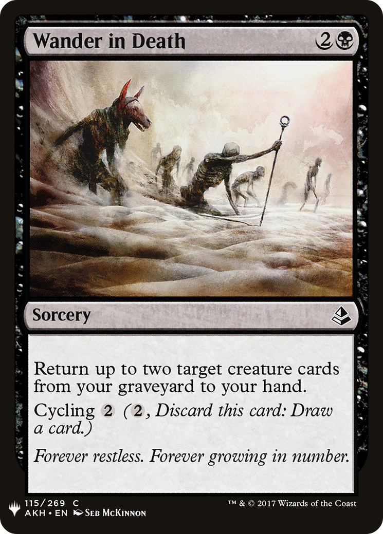 Wander in Death (LIST-115)  - The List