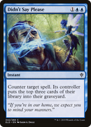 Didn't Say Please (ELD-042)  - Throne of Eldraine