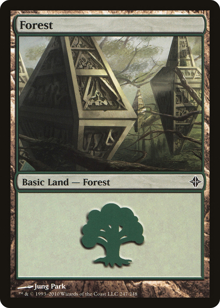 Forest (247) (ROE-247)  Foil - Rise of the Eldrazi