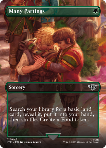 Many Partings (Borderless) (LTR-445)  - The Lord of the Rings: Tales of Middle-earth