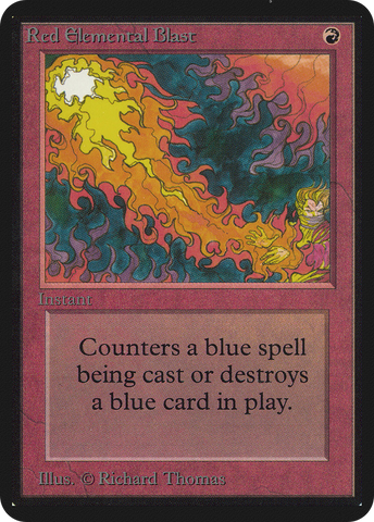 Red Elemental Blast (LEA-)  - Limited Edition Alpha