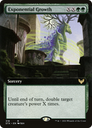 Exponential Growth (Extended Art) (STX-318)  Foil - Strixhaven: School of Mages: (Extended Art)