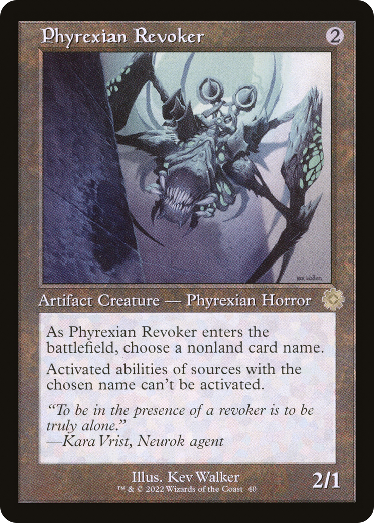 Phyrexian Revoker (BRR-040) - The Brothers' War Retro Artifacts Foil