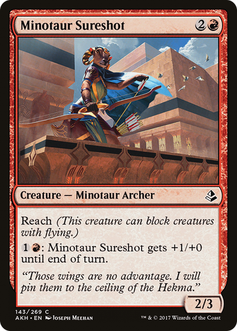 Minotaur Sureshot (AKH-143)  Foil - Amonkhet