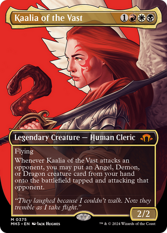 Kaalia of the Vast (Borderless) (0375) (MH3-375)  Foil - Modern Horizons 3