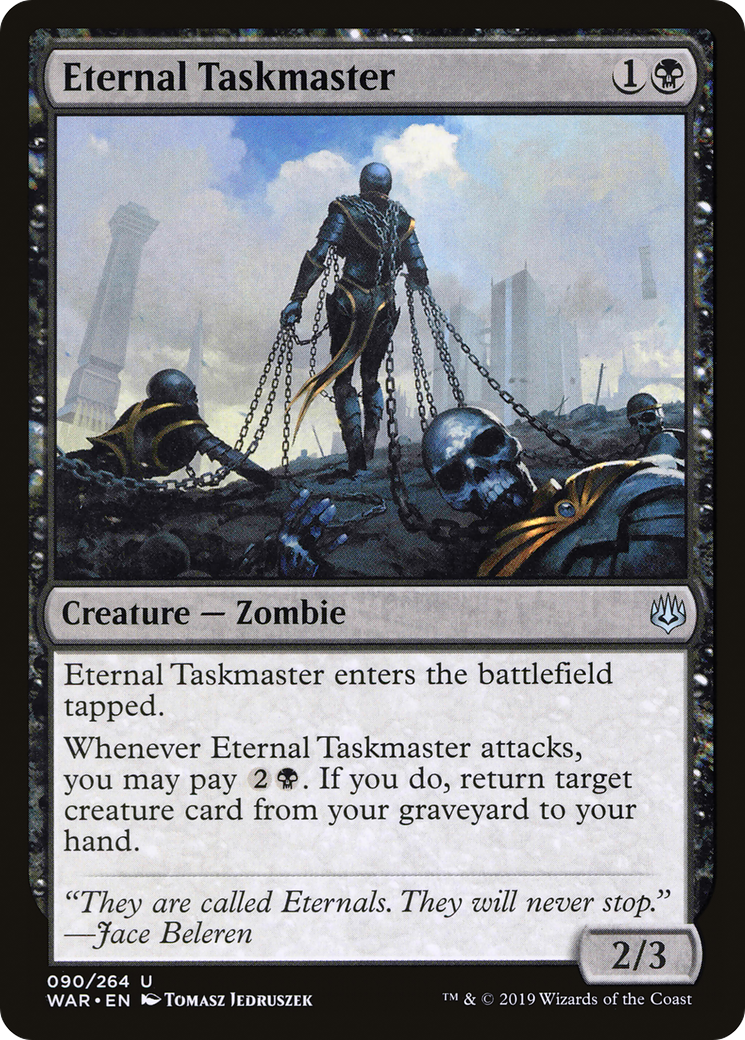 Eternal Taskmaster (WAR-090)  Foil - War of the Spark