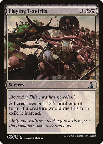 Flaying Tendrils (OGW-070)  Foil - Oath of the Gatewatch: (devoid)