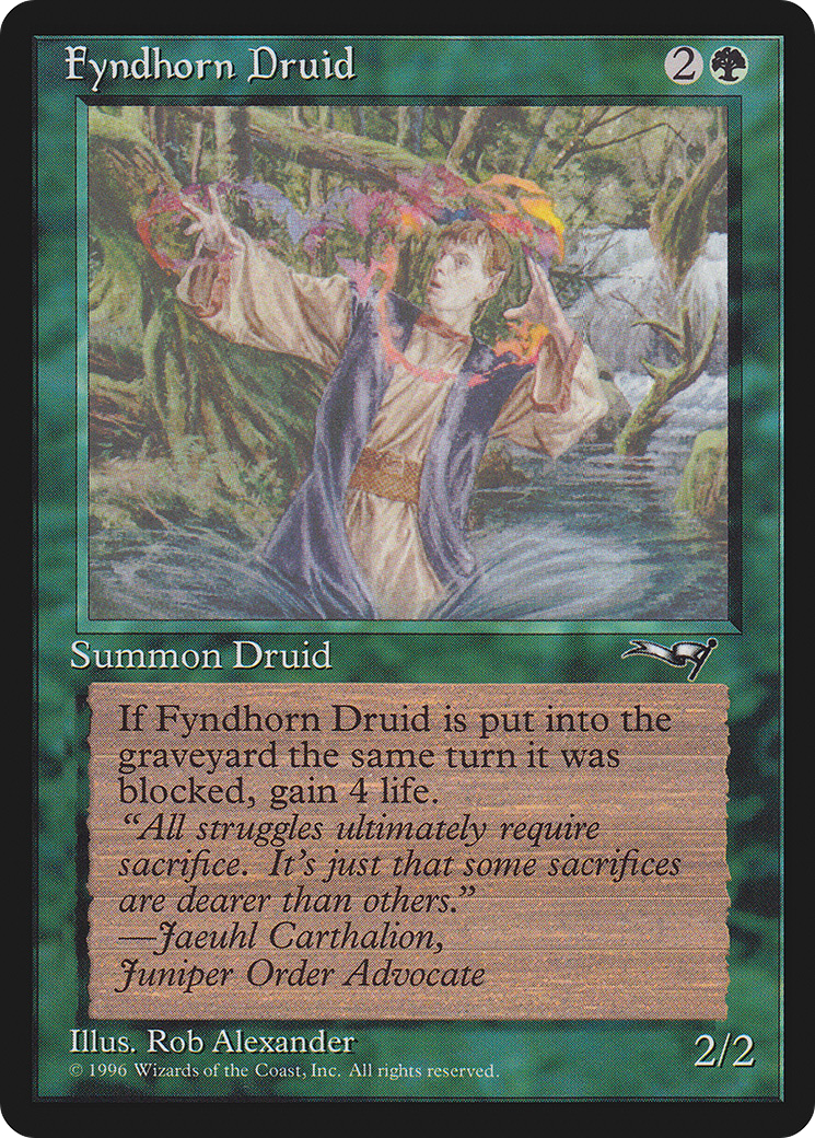 Fyndhorn Druid (ALL-071)  - Alliances