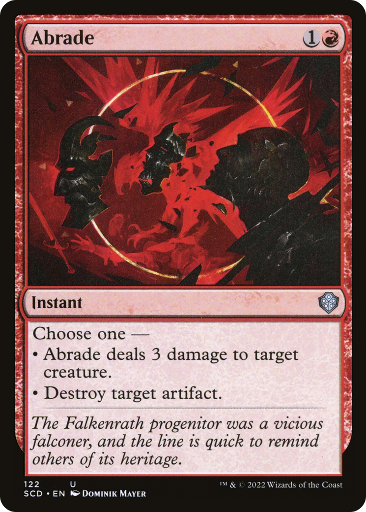 Abrade (SCD-122)  - Starter Commander Decks