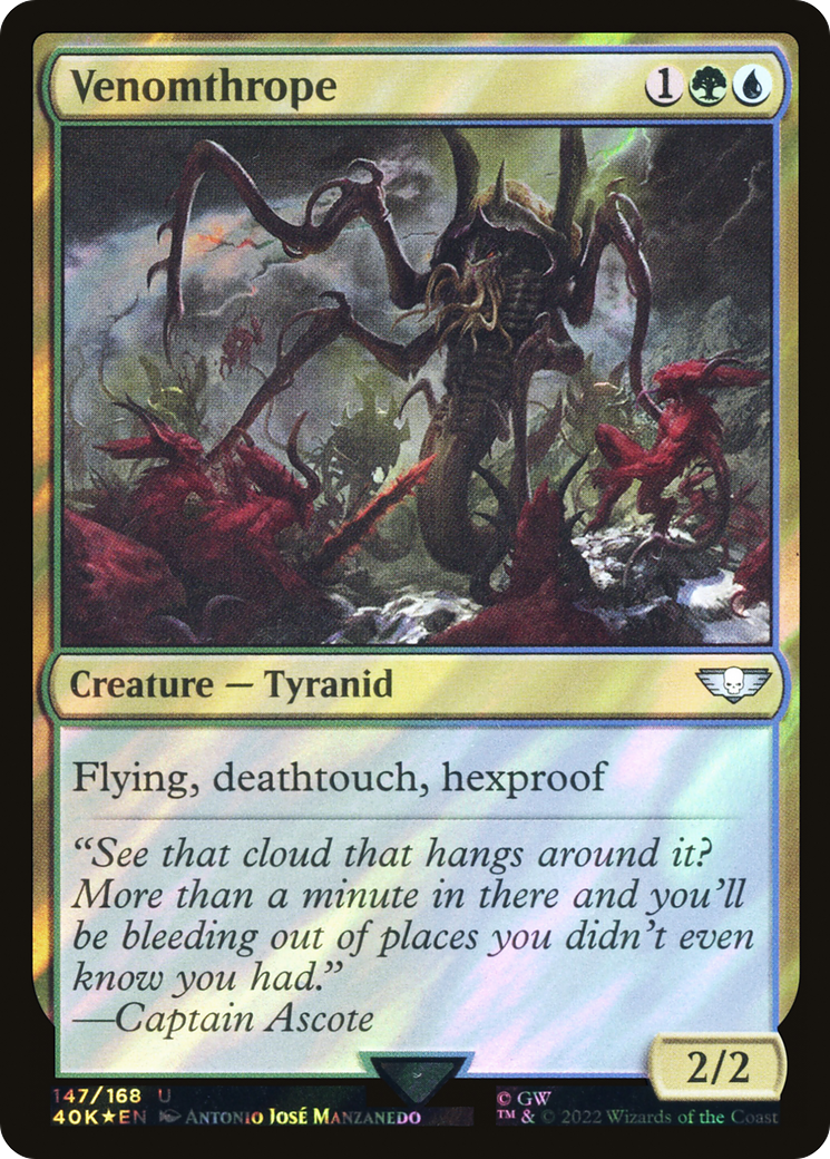 Venomthrope (Surge Foil) (40K-147)  Foil - Warhammer 40,000 Commander