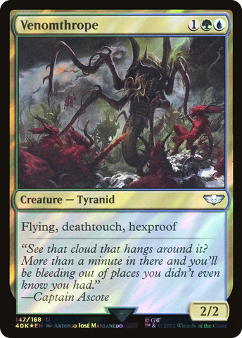 Venomthrope (Surge Foil) (40K-147)  Foil - Warhammer 40,000 Commander