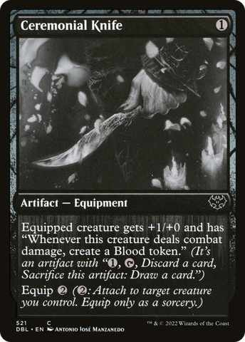 Ceremonial Knife (DBL-521)  - Innistrad: Double Feature