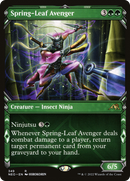 Spring-Leaf Avenger (Showcase) (NEO-349)  - Kamigawa: Neon Dynasty: (Showcase)