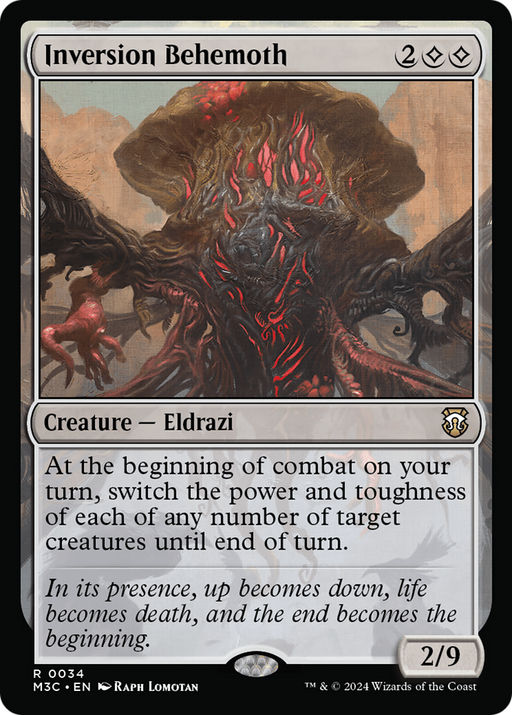 Inversion Behemoth (M3C-034)  - Modern Horizons 3 Commander