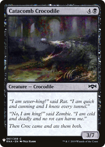 Catacomb Crocodile (LIST-RNA-67)  - The List