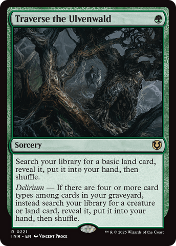 Traverse the Ulvenwald (INR-221)  Foil - Innistrad Remastered