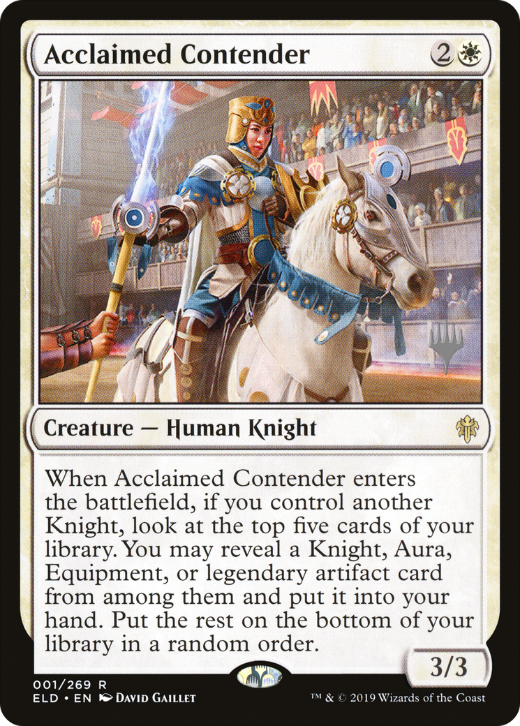 Acclaimed Contender (PPELD-001)  - Throne of Eldraine Promos