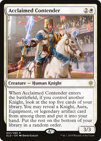 Acclaimed Contender (PPELD-001)  - Throne of Eldraine Promos