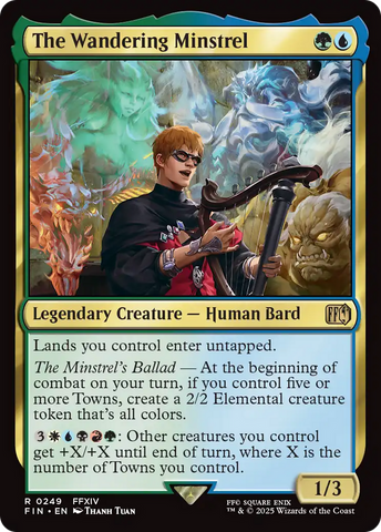 The Wandering Minstrel (FIN-249)  Foil - FINAL FANTASY