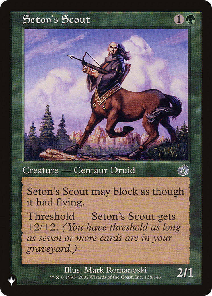 Seton's Scout (LIST-TOR-138)  - The List