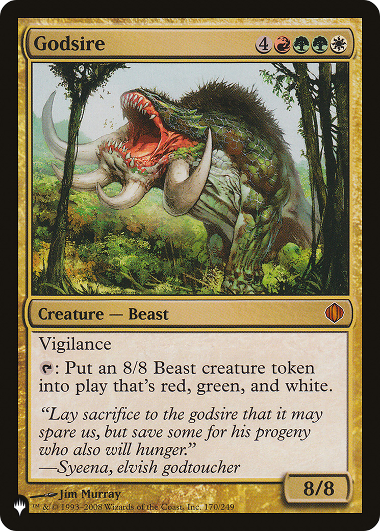 Godsire (LIST-170/249)  - The List