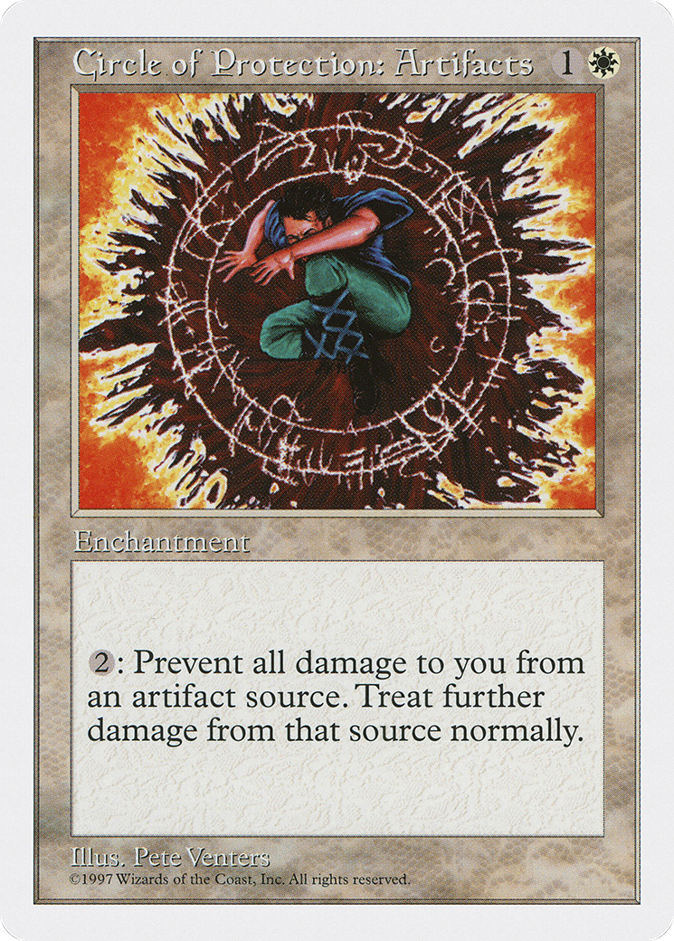Circle of Protection: Artifacts (5ED-)  - Fifth Edition