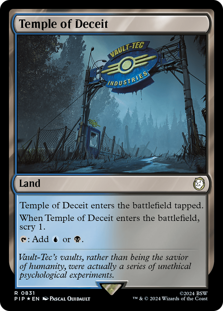 Temple of Deceit (Surge Foil) (PIP-831) - Fallout Foil