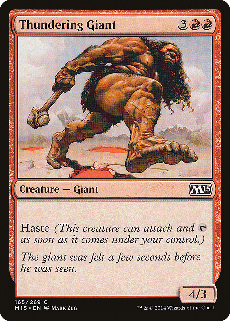 Thundering Giant (M15-165)  - Magic 2015