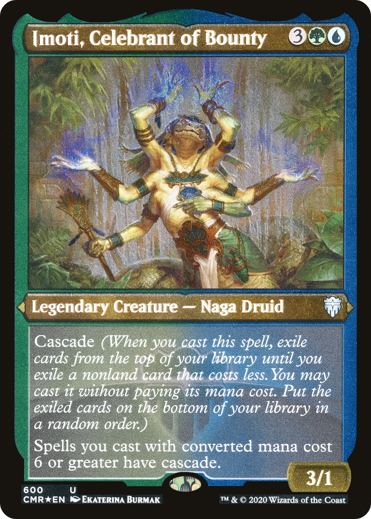Imoti, Celebrant of Bounty (Foil Etched) (CMR-600)  Foil - Commander Legends