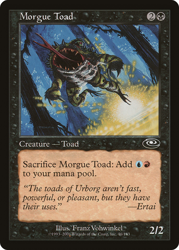 Morgue Toad (PLS-046)  Foil - Planeshift