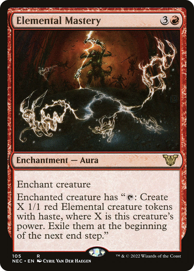 Elemental Mastery (NEC-105)  - Neon Dynasty Commander