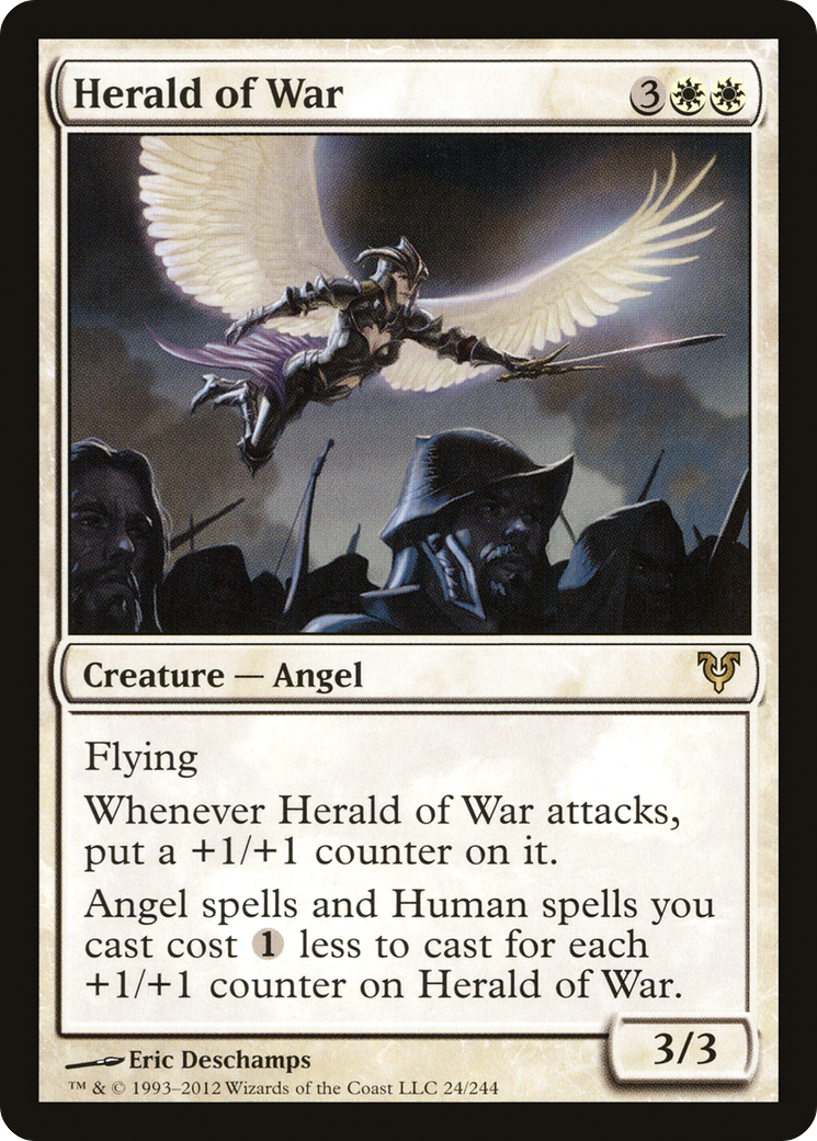 Herald of War (AVR-024)  Foil - Avacyn Restored