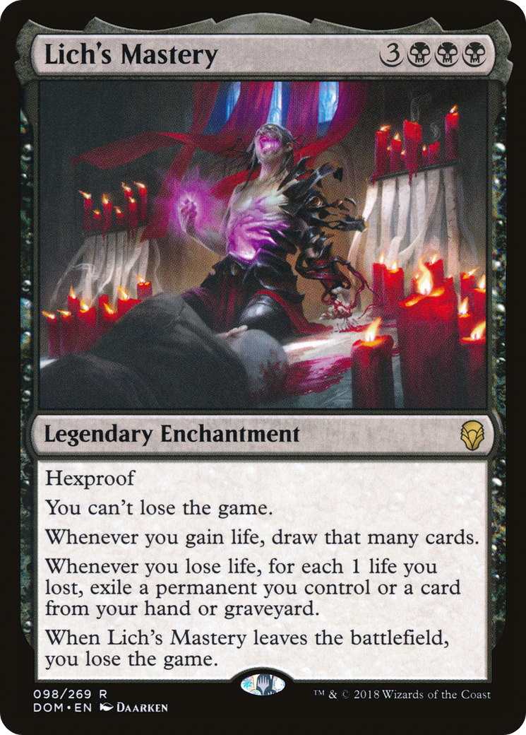 Lich's Mastery (DOM-098)  - Dominaria