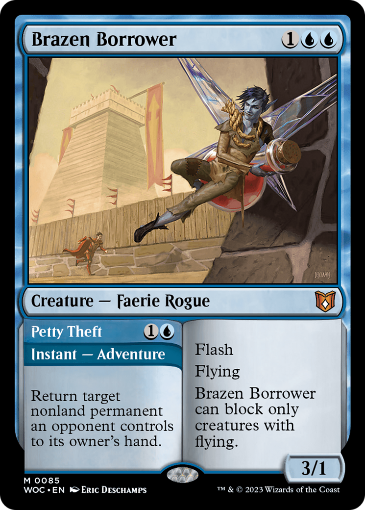 Brazen Borrower (WOC-085)  - Wilds of Eldraine Commander