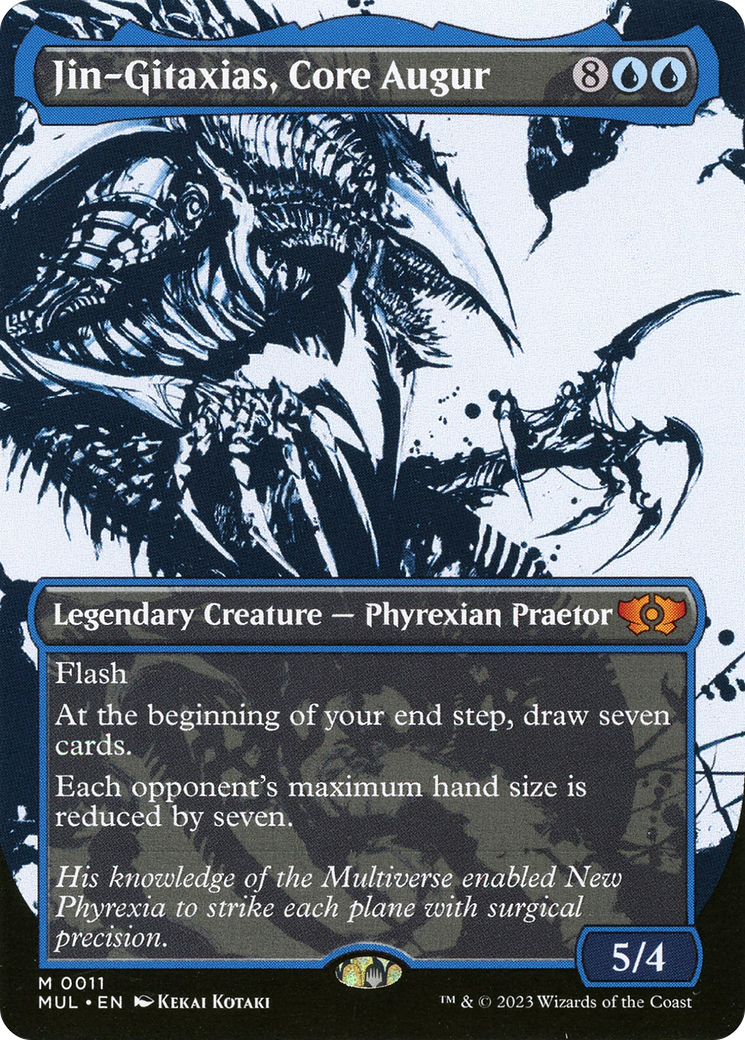 Jin-Gitaxias, Core Augur (MUL-011)  - Multiverse Legends: (Showcase) (Borderless)