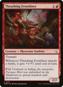 Thrashing Frontliner (MOM-167)  Foil - March of the Machine