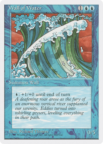 Wall of Water (4ED-)  - Fourth Edition