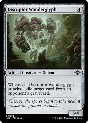 Disruptor Wanderglyph (LCI-253)  Foil - The Lost Caverns of Ixalan