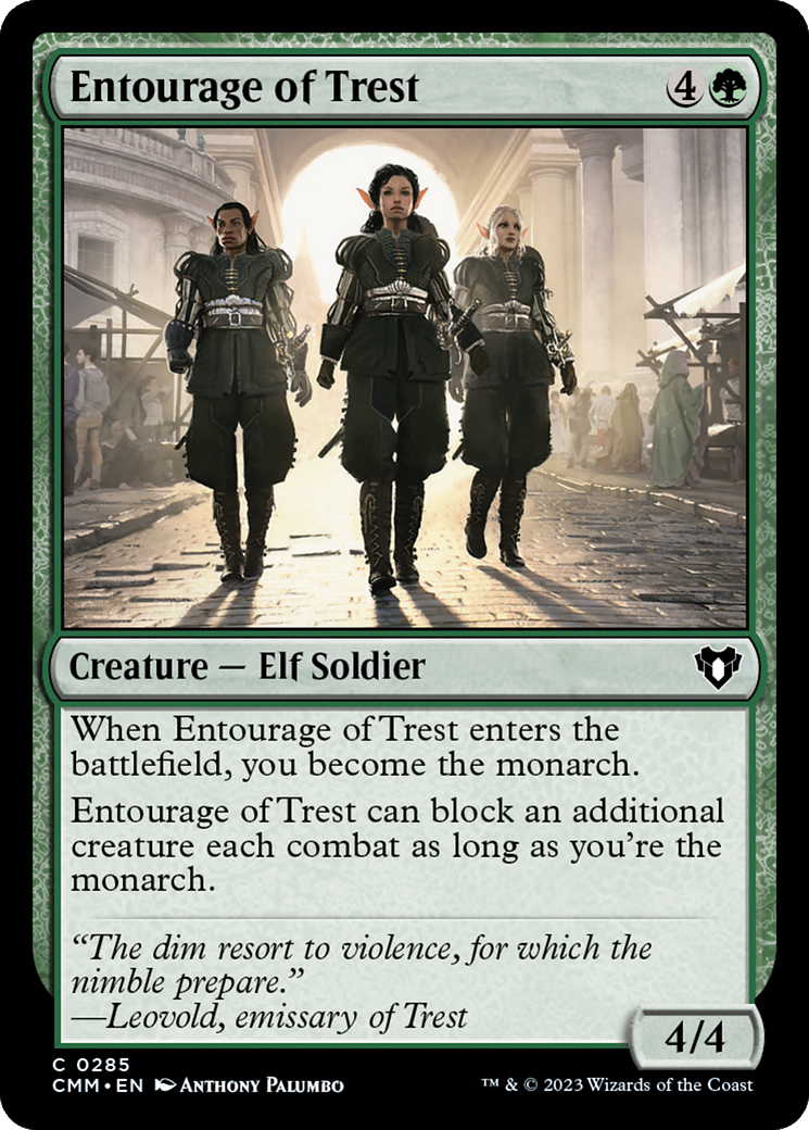 Entourage of Trest (CMM-285)  - Commander Masters