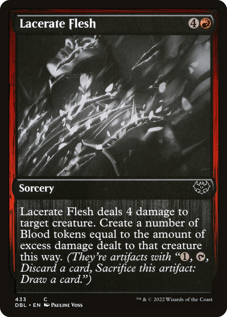 Lacerate Flesh (DBL-433)  Foil - Innistrad: Double Feature