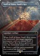Staff of Eden, Vault's Key (Borderless) (ACR-123)  Foil - Assassin's Creed
