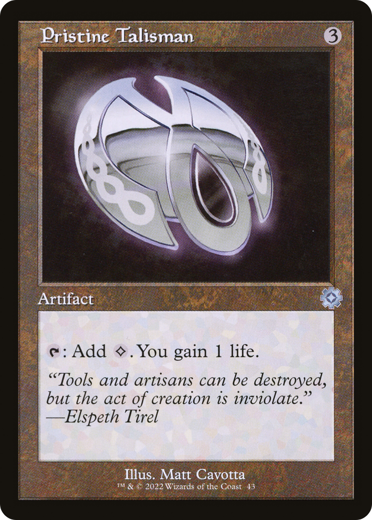 Pristine Talisman (BRR-043)  Foil - The Brothers' War Retro Artifacts