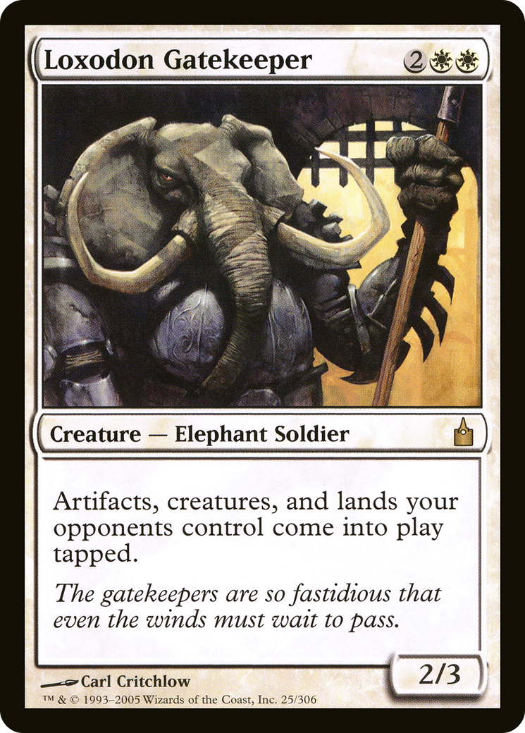Loxodon Gatekeeper (RAV-025)  - Ravnica: City of Guilds