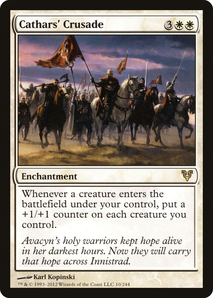Cathars' Crusade (AVR-010)  - Avacyn Restored