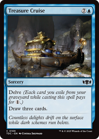 Treasure Cruise (TDC-169) - Commander: Tarkir: Dragonstorm