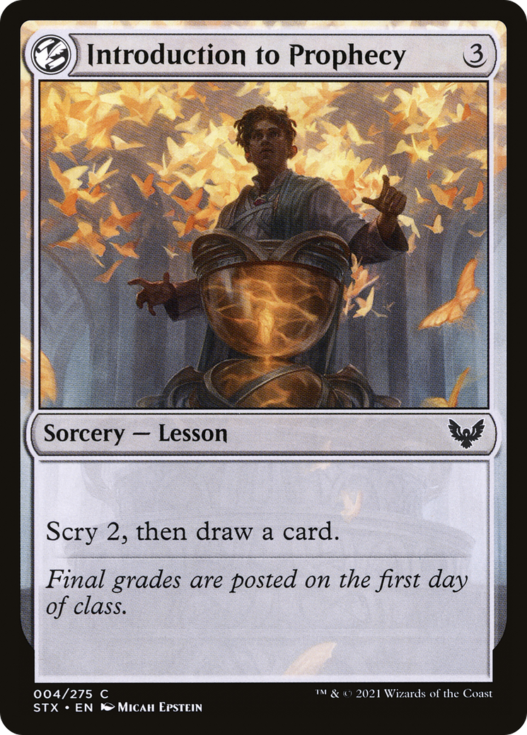Introduction to Prophecy (STX-004)  - Strixhaven: School of Mages: (lesson)