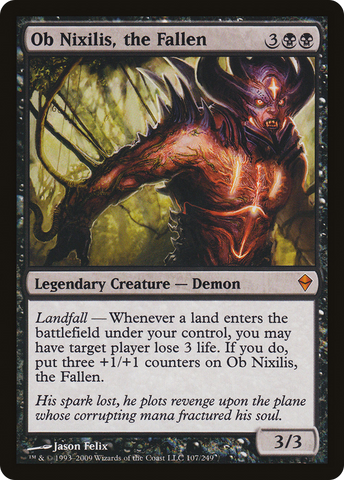 Ob Nixilis, the Fallen (ZEN-107) - Zendikar
