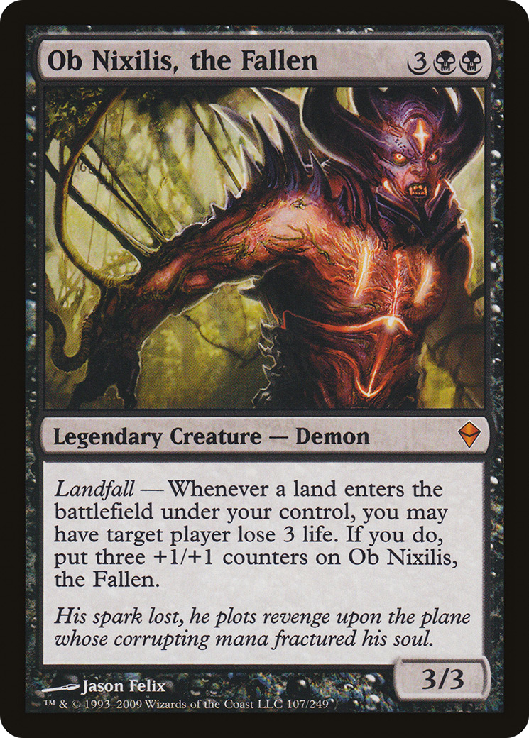Ob Nixilis, the Fallen (ZEN-107)  - Zendikar
