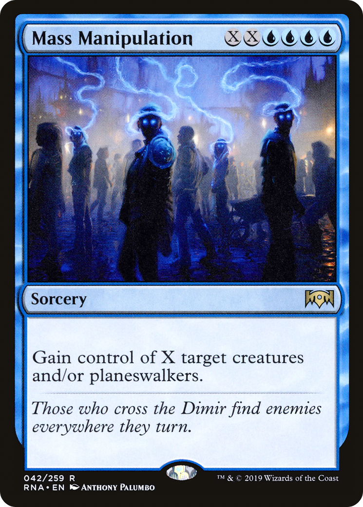 Mass Manipulation (RNA-042)  Foil - Ravnica Allegiance