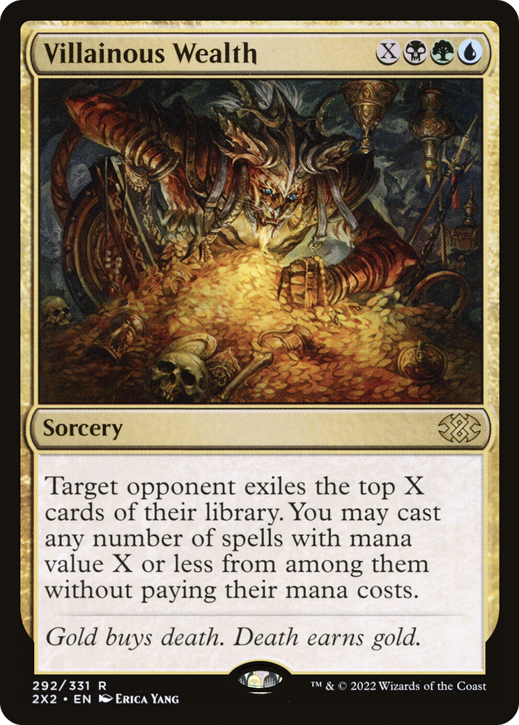 Villainous Wealth (2X2-292)  Foil - Double Masters 2022